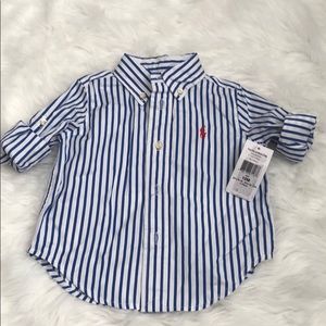 Baby boy Ralph Lauren striped button up